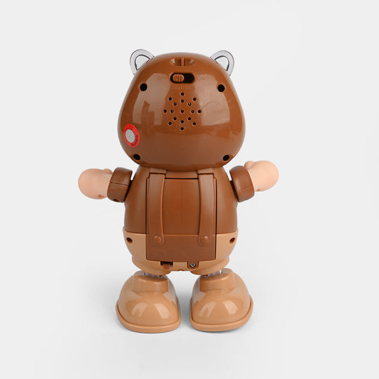 Electric Bear Dancing Toy with Light & Music