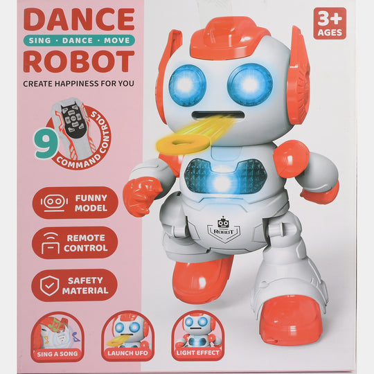 Remote Control Dance & Disc-Shooting Robot