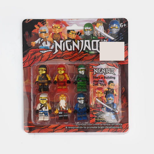 Character Building Block Minifigure Set