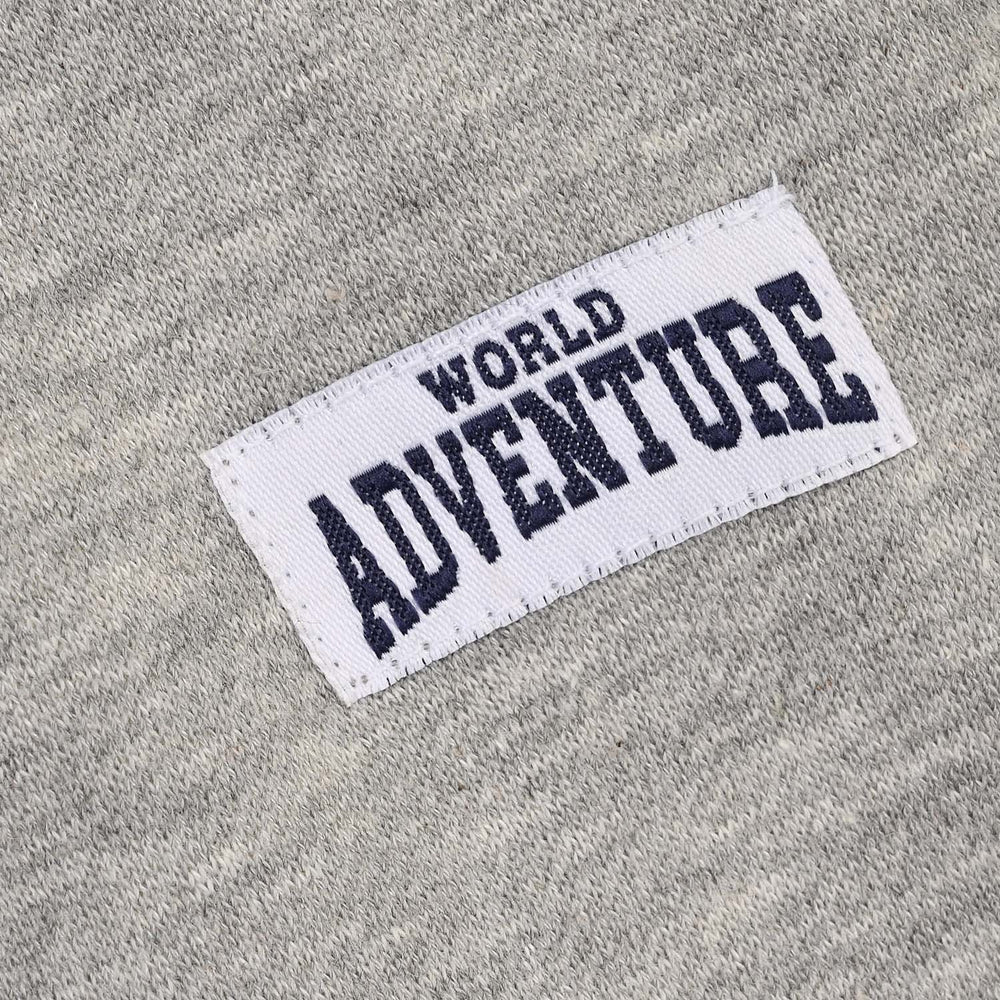 Boys Fleece Pyjama World Adventure- Grey