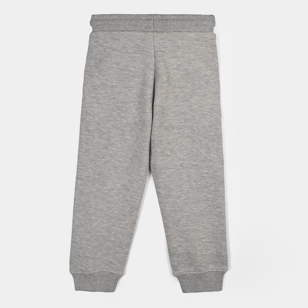 Boys Fleece Pyjama World Adventure- Grey