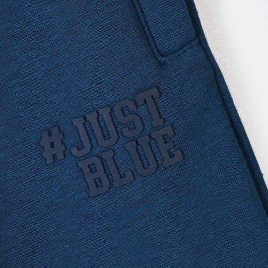 Boys Fleece Pyjama Just-Blue