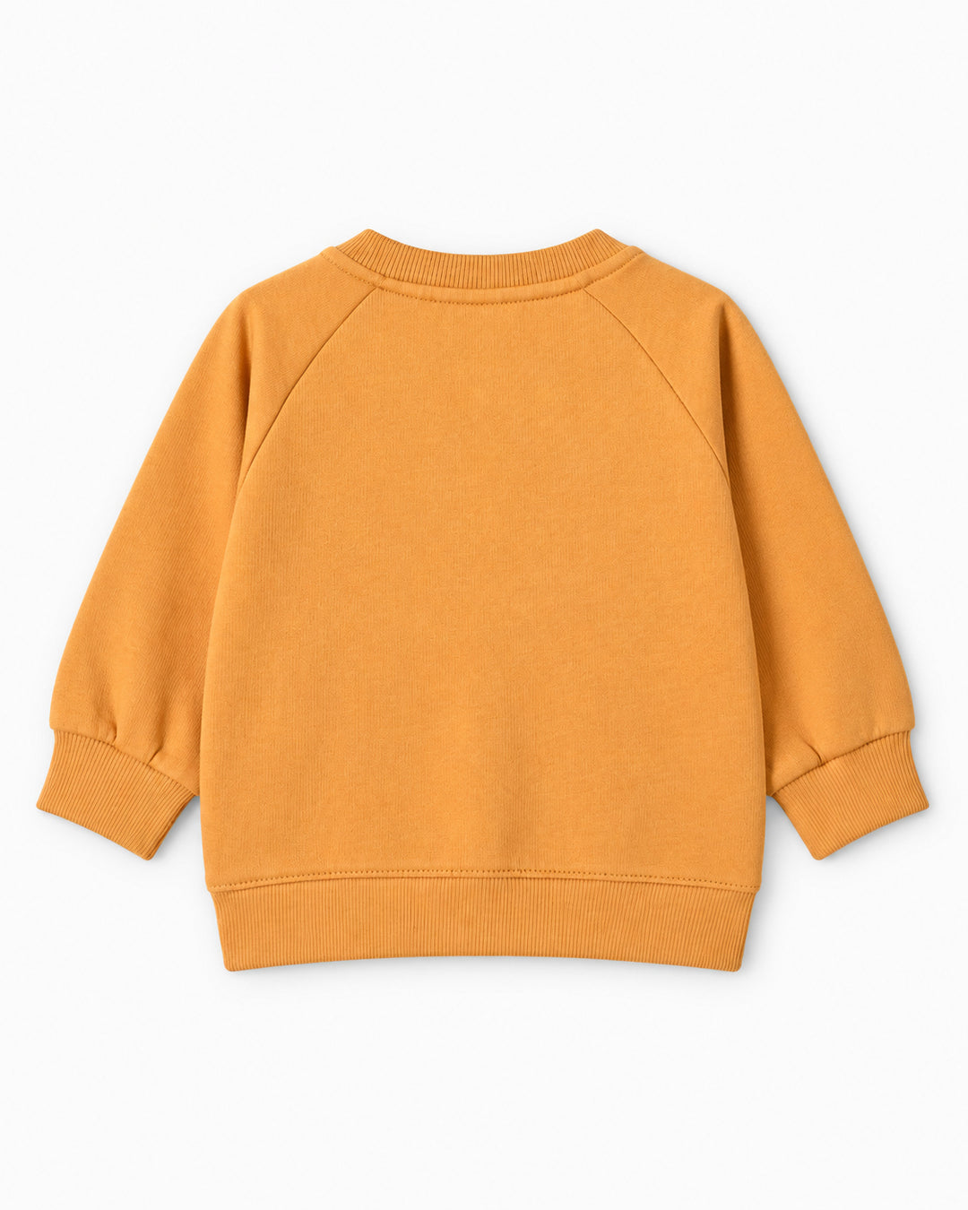 Infant Boys Cotton Terry Sweatshirt Cool Vibes-Yellow