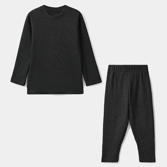 Boys Thermal Inner Suit -Dark Grey