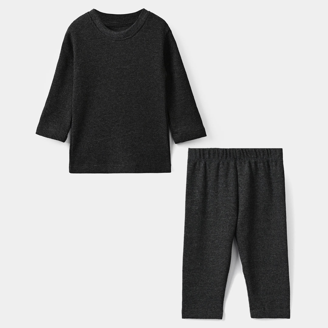 Infant Boys Thermal Inner Suit - Dark Grey