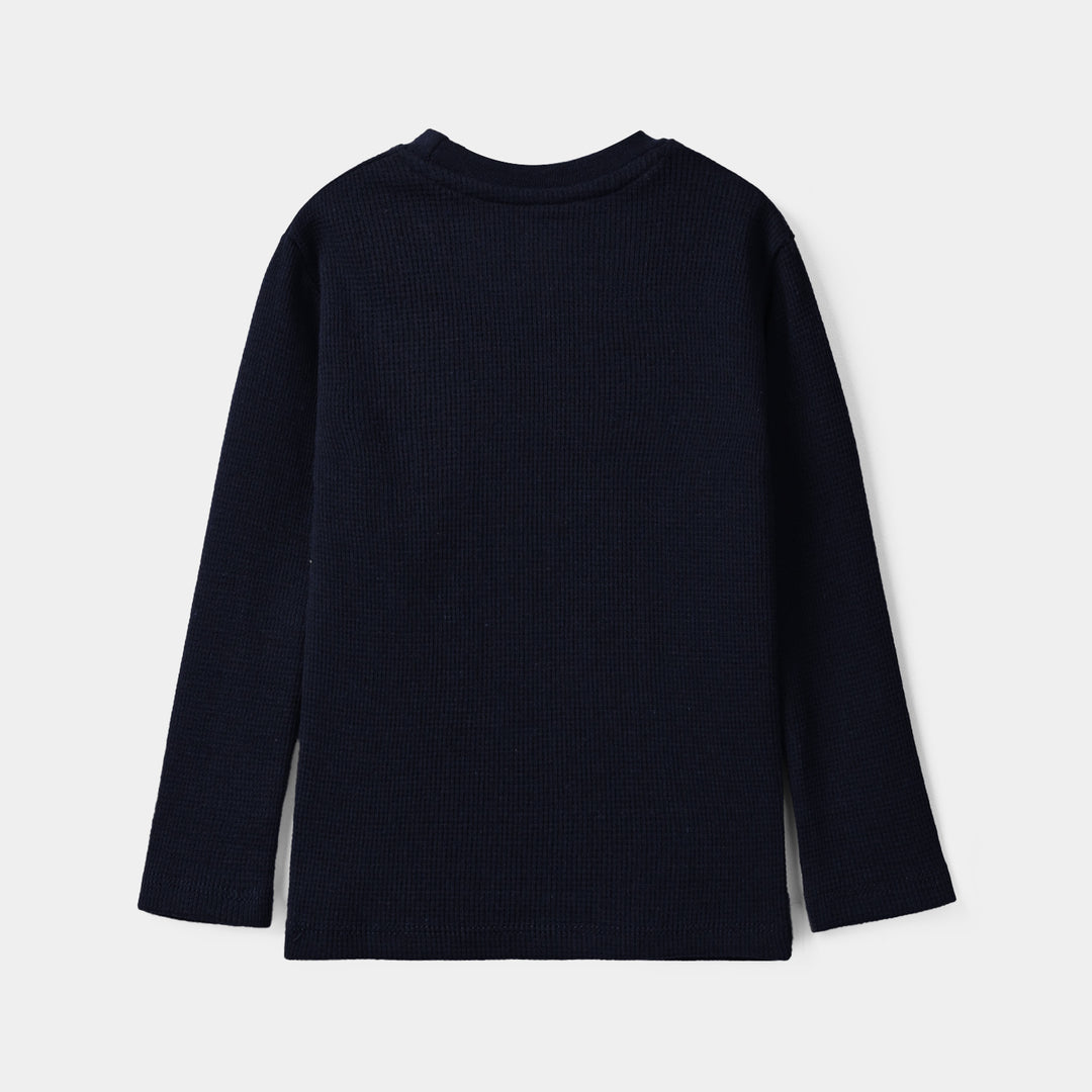 Boys Thermal Inner Suit - NAVY