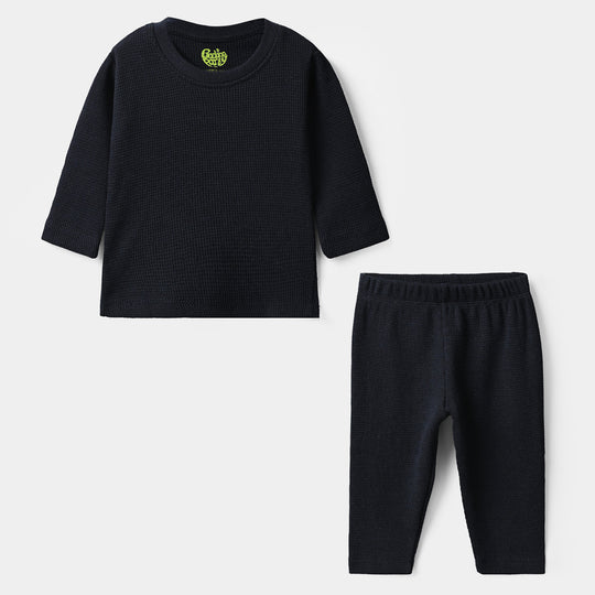 Infant Boys Thermal Inner Suit NAVY