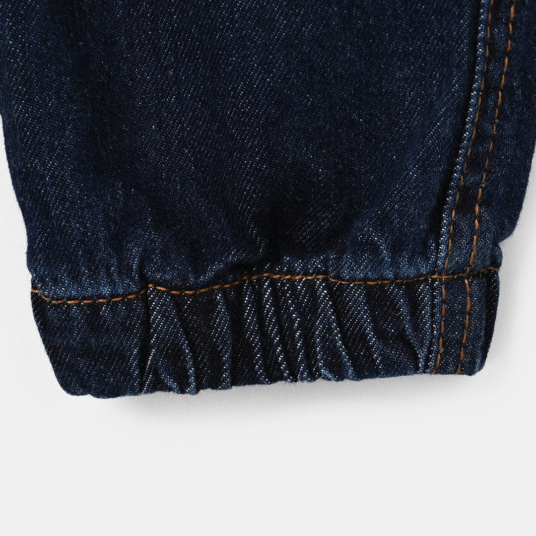Boys Denim Stretch Pant Jogger- Dark Blue