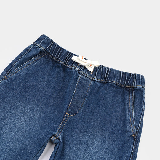Boys Denim Stretch Pant -Mid Blue