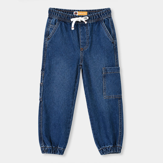 Boys Denim rigid Pant Young Standard -D.Blue
