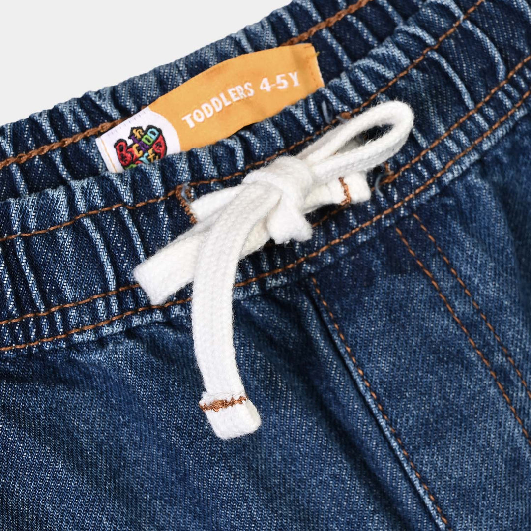 Boys Denim rigid Pant Young Standard -D.Blue