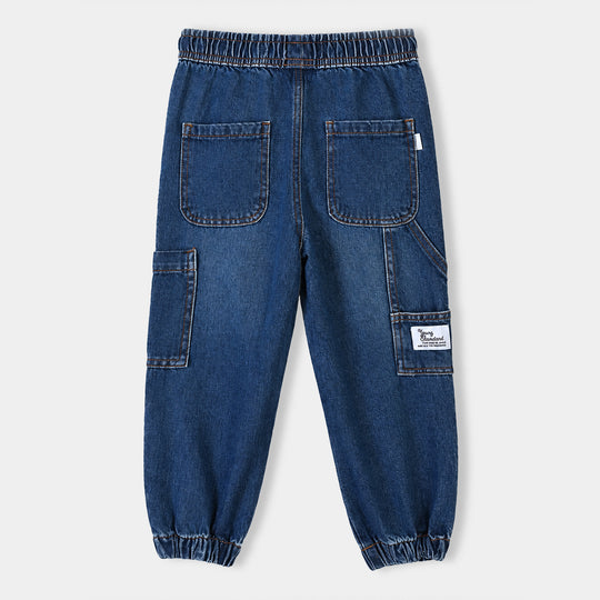 Boys Denim rigid Pant Young Standard -D.Blue