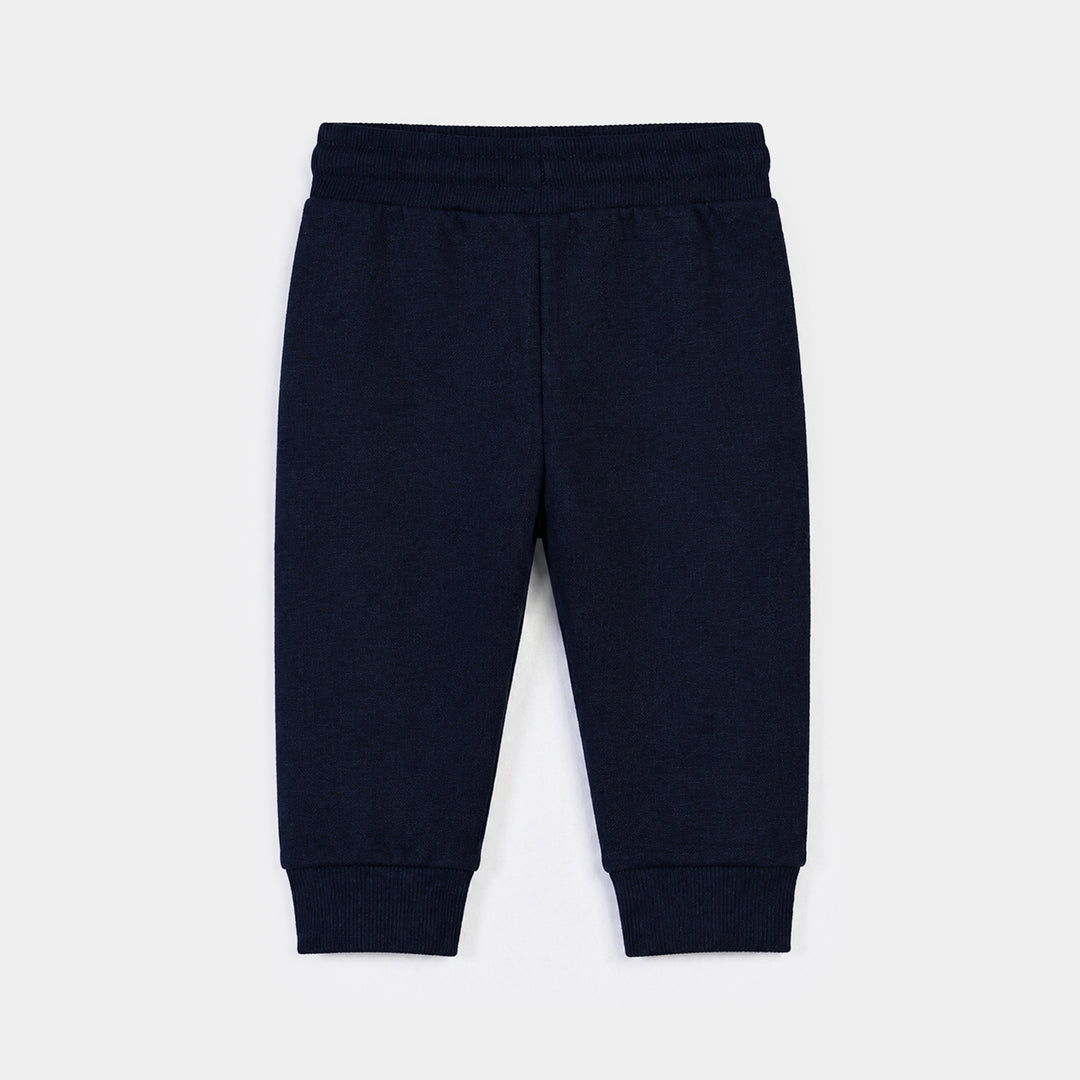 Infant Boys Cotton Terry Pyjama New York-NAVY