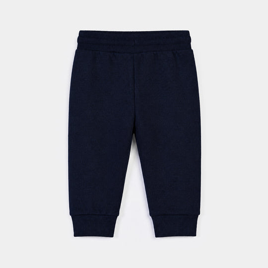 Infant Boys Cotton Terry Pyjama New York-NAVY