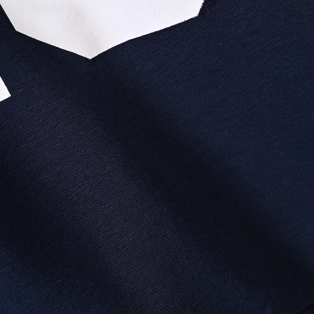 Boys Fleece Pullover Footballer-NAVY