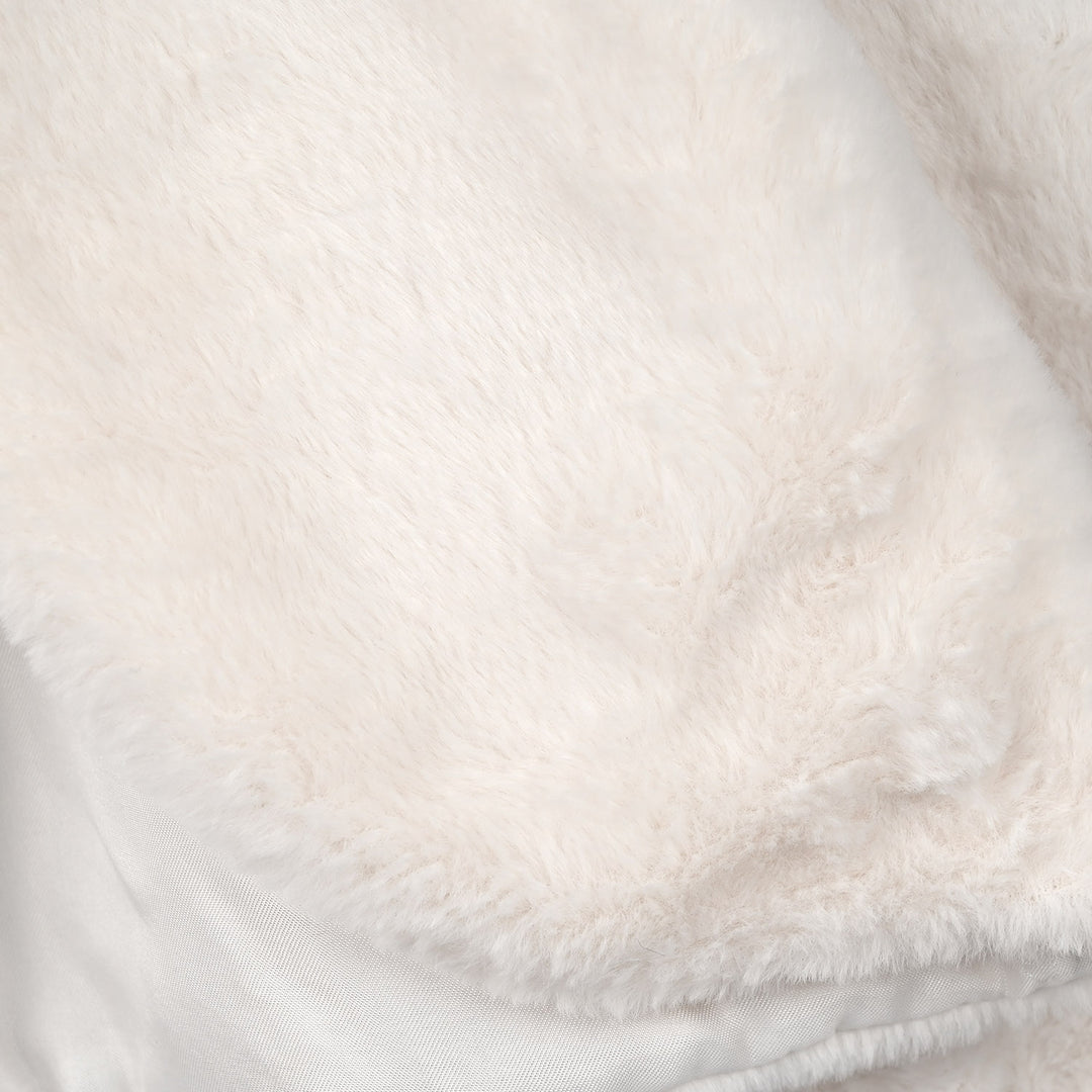 Girls Sherpa Bolero Snow (White)