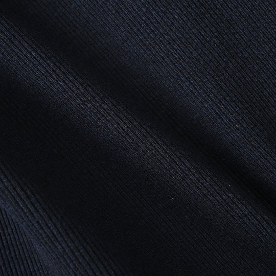 Boys 2x1 Rib Turtle Neck Navy