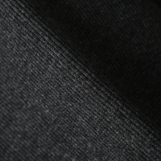 Boys 2x1 Rib Turtle Neck Charcoal