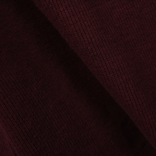 Boys 2x1 Rib Turtle Neck RED
