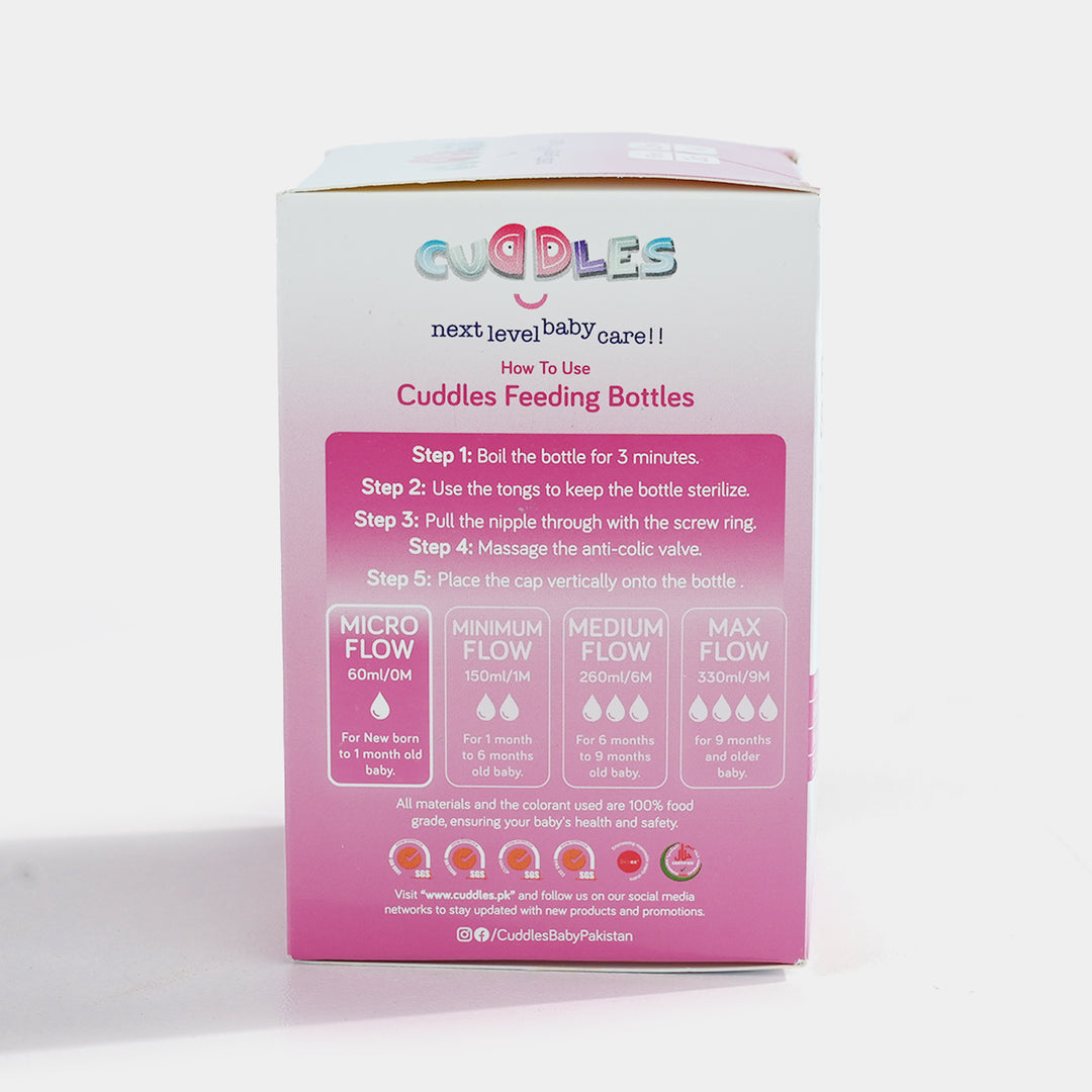 Feeder Natural Shape 60ml Pink