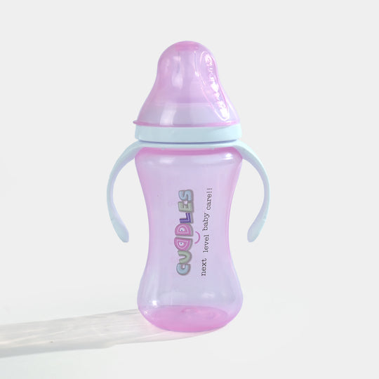 Feeder Natural Shape 260ml Pink