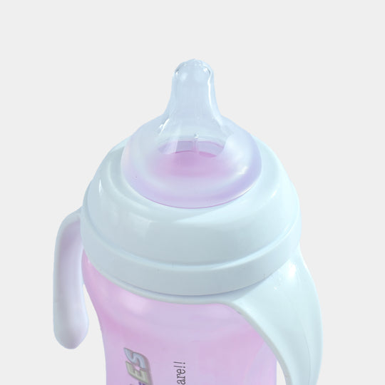 Feeder Natural Shape 260ml Pink