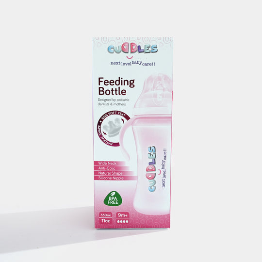 Feeder Natural Shape 330ml Pink