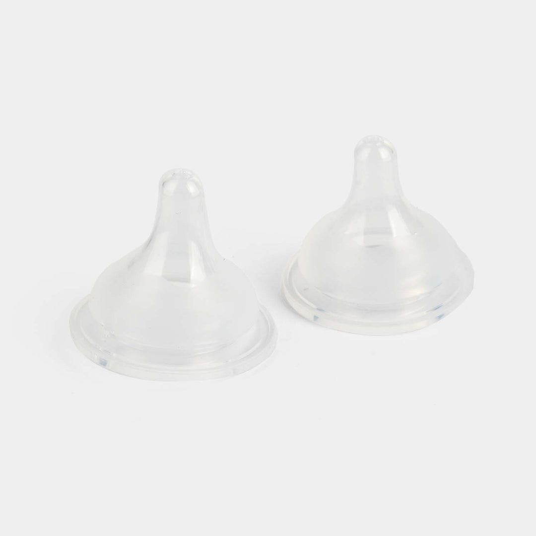 Cuddles Anti-Colic Silicone Nipples (Pack of 2) 1 Month+