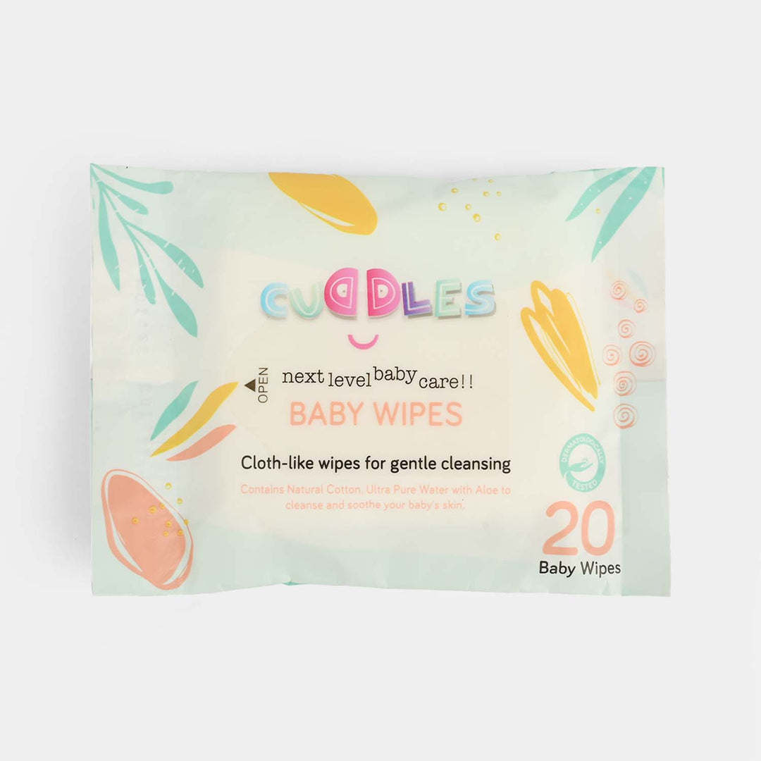 Cuddles Next Level Baby Wet Wipes | 20 PCs
