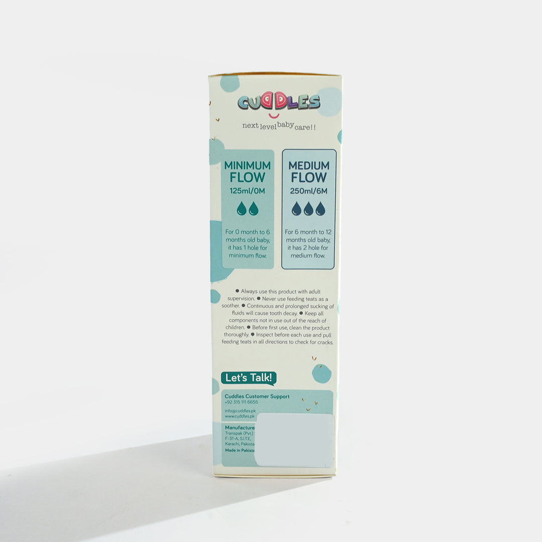 Cuddles Anti-Colic Feeding Bottle | 250ml