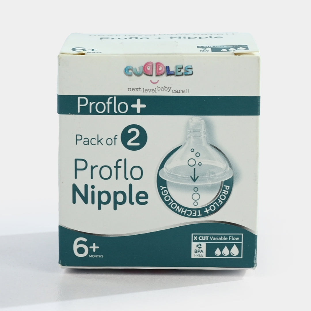 Proflo + Nipple Pack Of 2 | 6M+