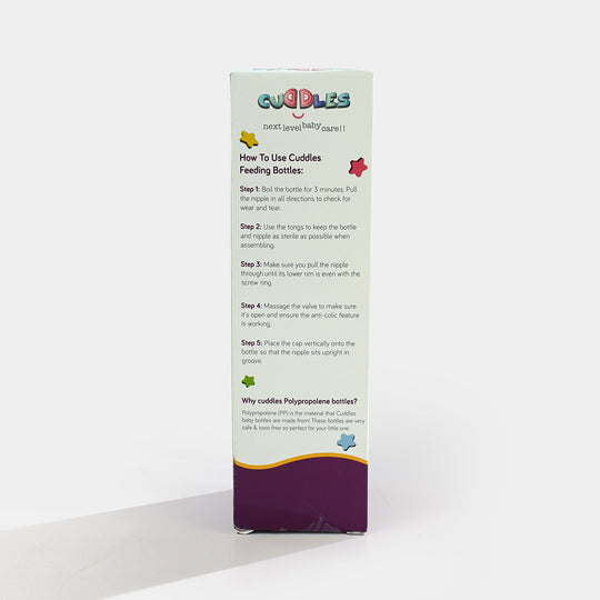 Cuddles Baby ABC Spill-Proof Feeding Bottle (250ml / 8oz)