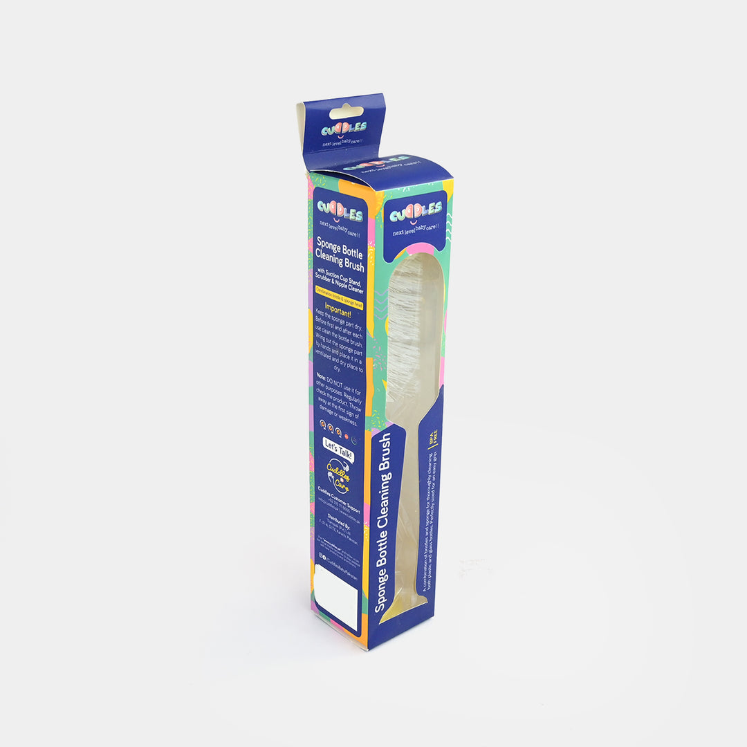 Universal Bottle & Nipple Brush 2In1 (Yellow)