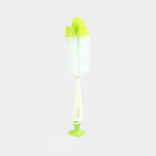 Universal Bottle & Nipple Brush 2In1 (Green)