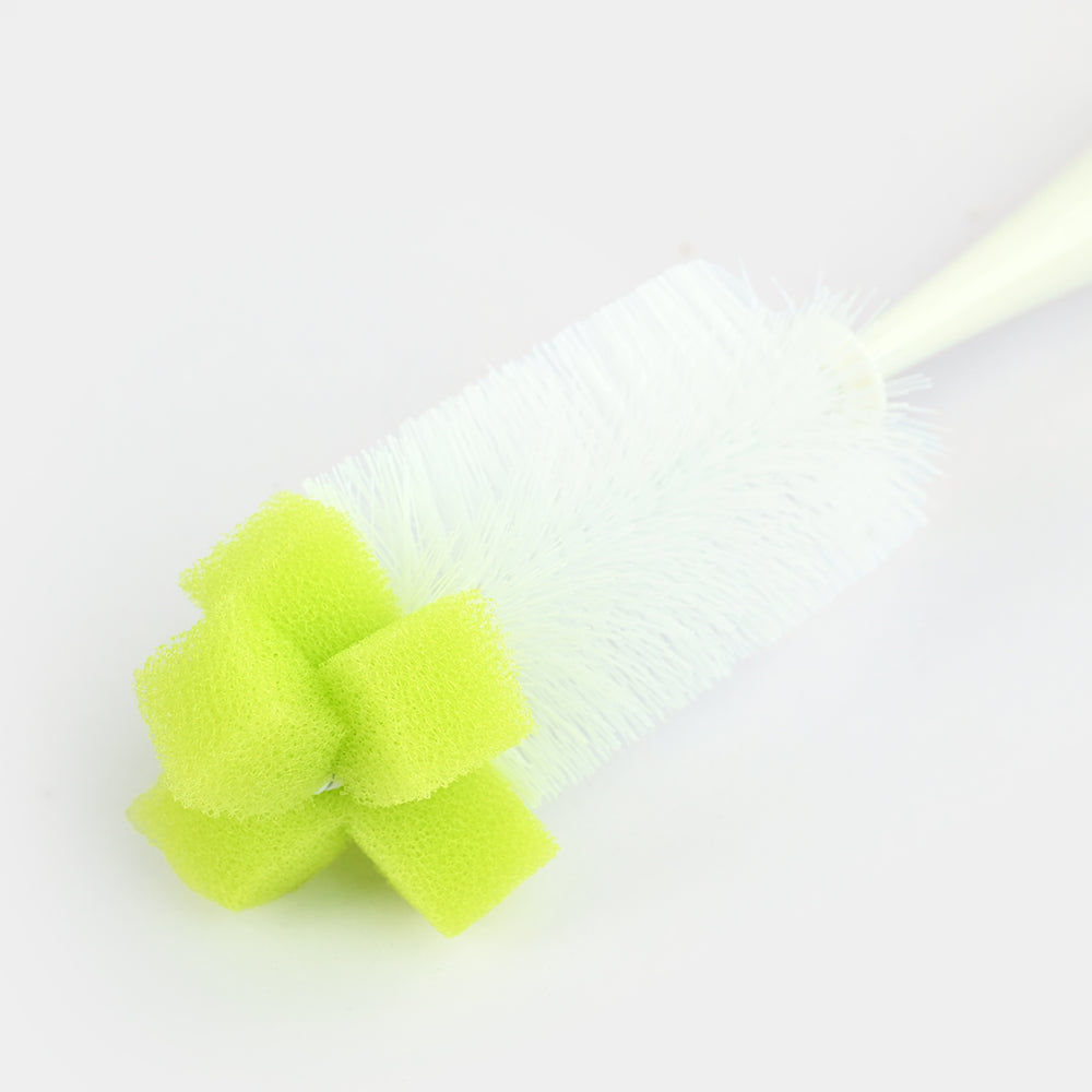 Universal Bottle & Nipple Brush 2In1 (Green)