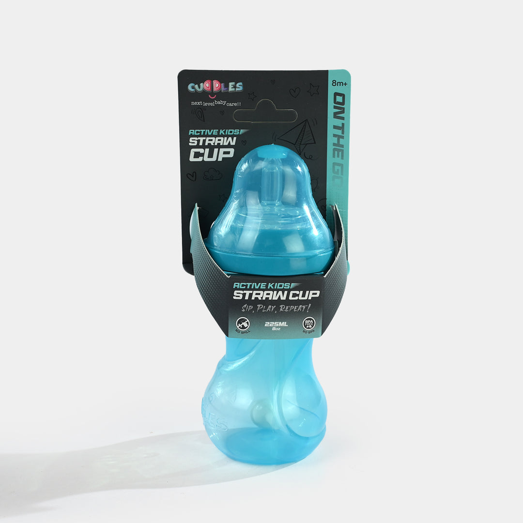 Active Kids Straw Cup 225Ml (Blue)