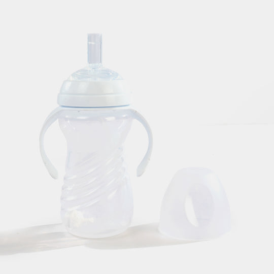 Active Kids Straw Cup 300Ml With Handle (White)