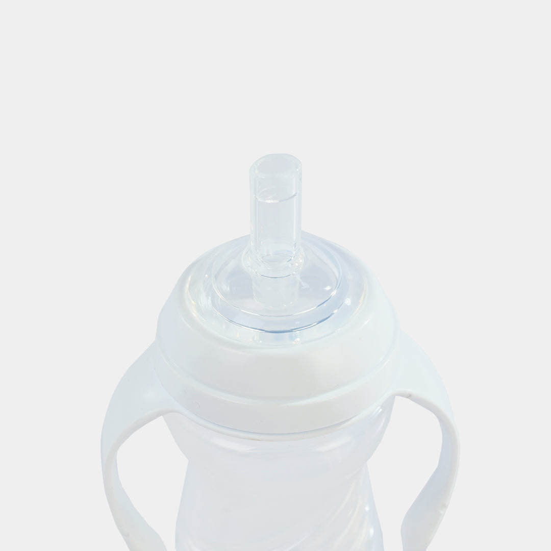 Active Kids Straw Cup 300Ml With Handle (White)
