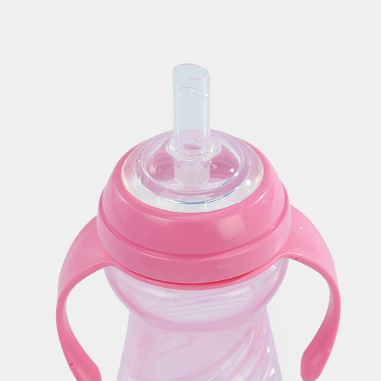Active Kids Straw Cup 300Ml With Handle (Pink)