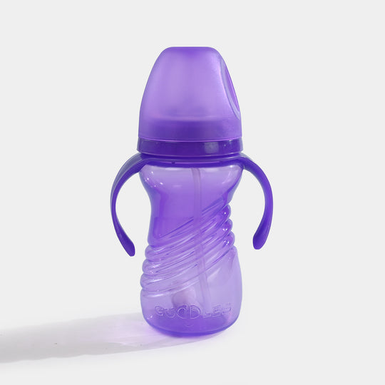 Active Kids Straw Cup 300Ml With Handle (Purple)