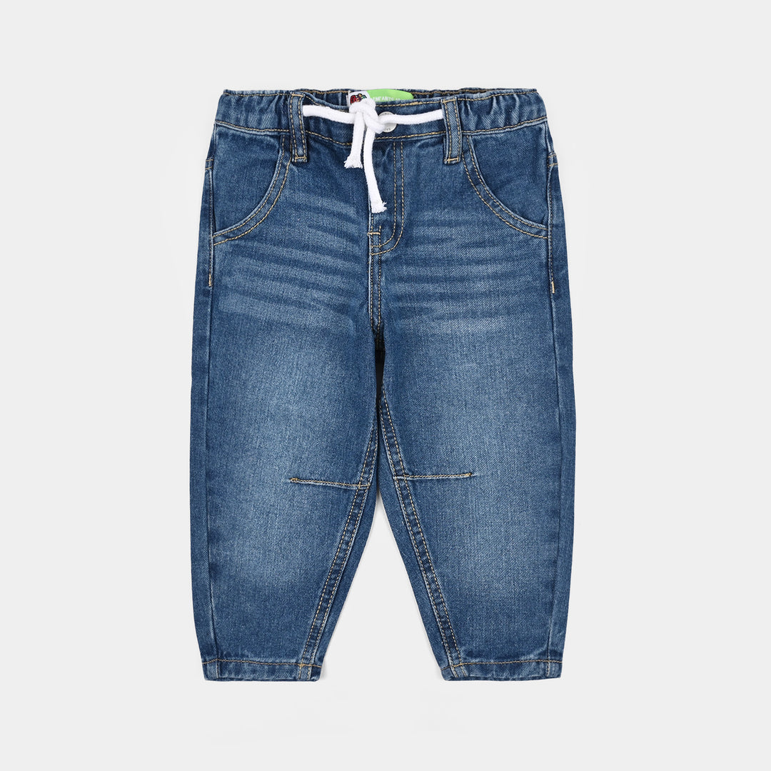 Infant Boys Denim rigid Pant Tiny Adventure-Mid Blue