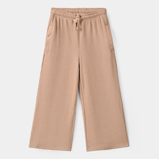 Girls Jacquard Pyjama Do What You Love-BROWN