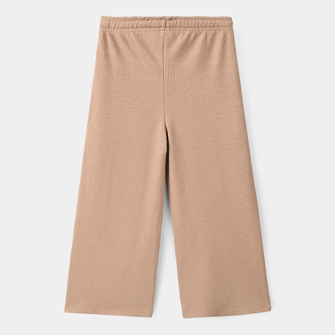 Girls Jacquard Pyjama Do What You Love-BROWN
