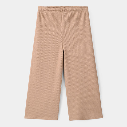 Girls Jacquard Pyjama Do What You Love-BROWN