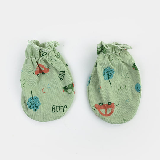 Cap & Mittens Set | 3-9M