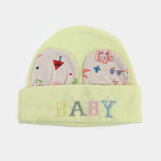 Cap & Mittens Set | 3-9M