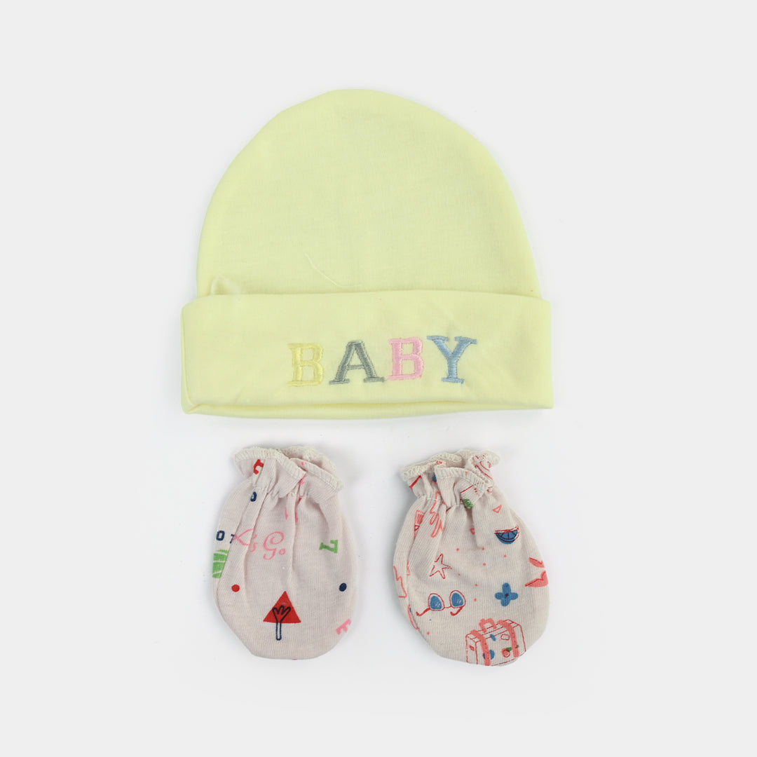 Cap & Mittens Set | 3-9M