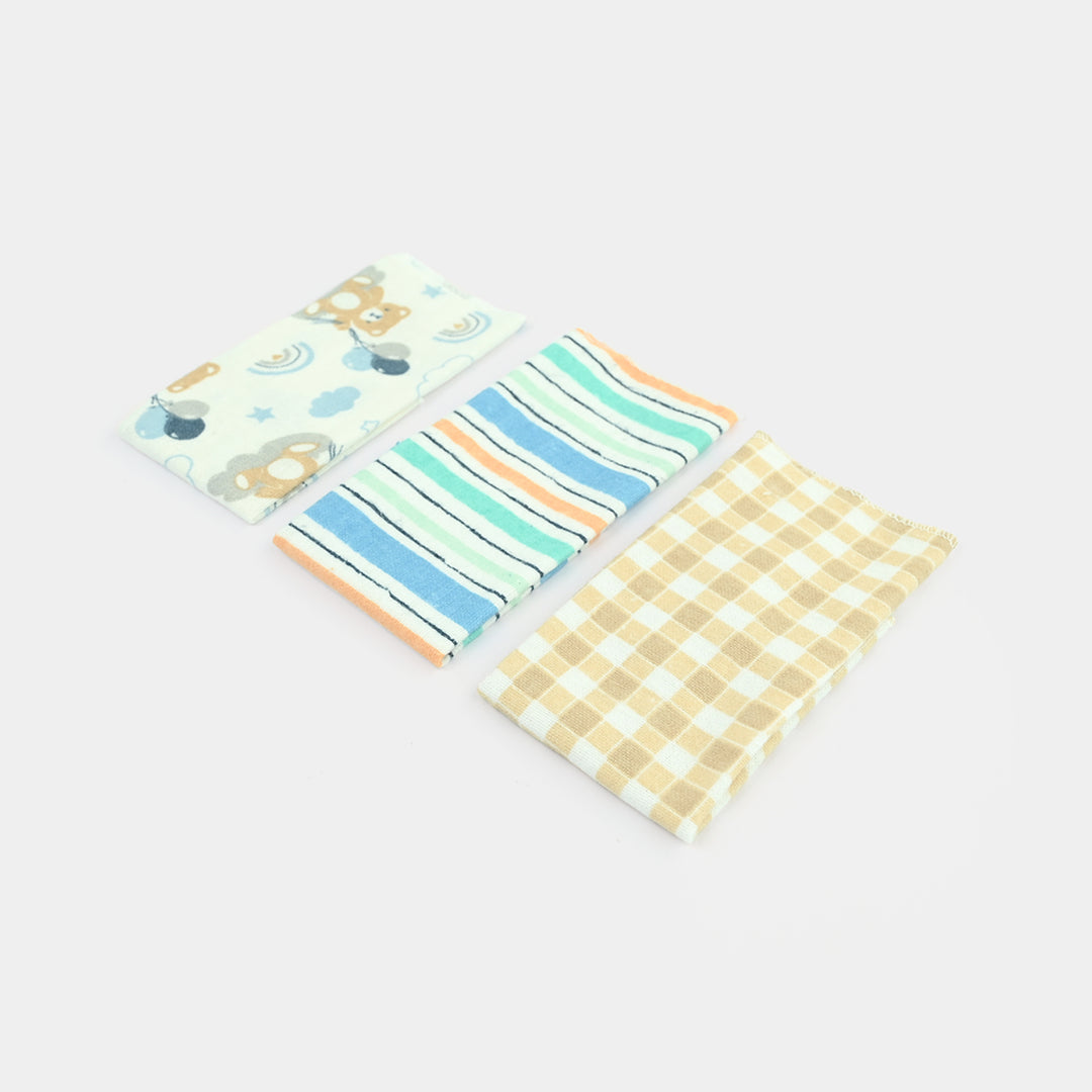 Soft Cotton Baby Face Towel 3Pcs