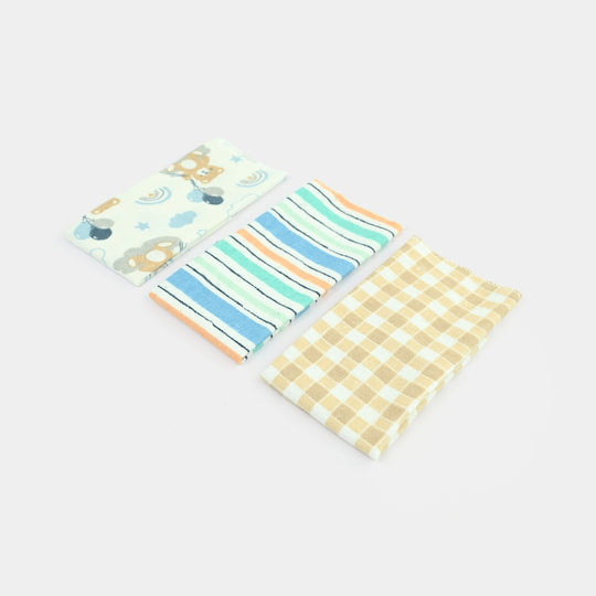 Soft Cotton Baby Face Towel 3Pcs