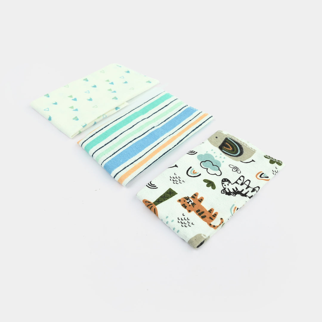 Soft Cotton Baby Face Towel 3Pcs